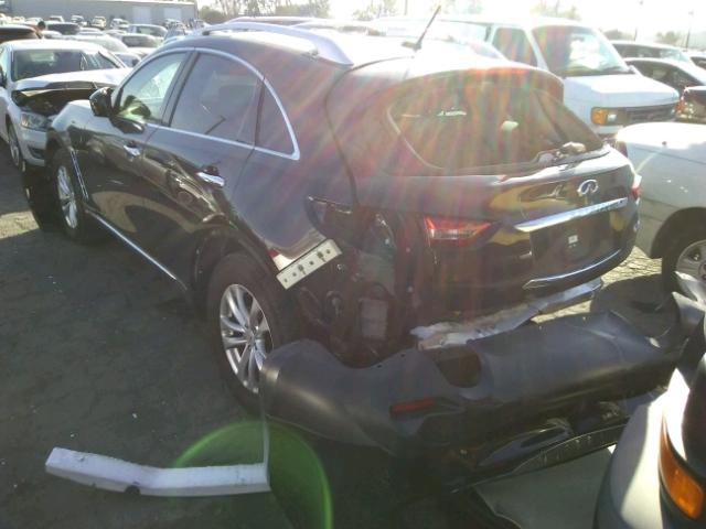 JN8CS1MU0EM451668 - 2014 INFINITI QX70 BLACK photo 3