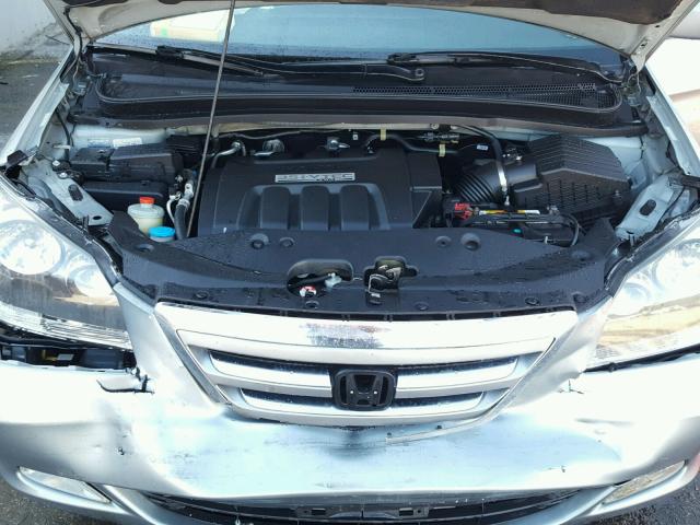 5FNRL38817B052775 - 2007 HONDA ODYSSEY TO SILVER photo 7