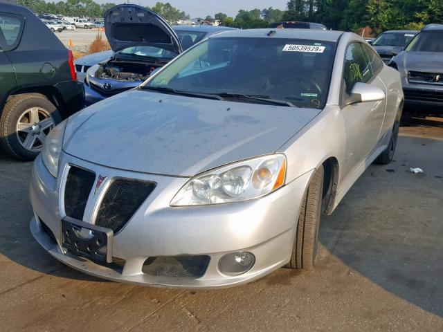 1G2ZH17N384241518 - 2008 PONTIAC G6 GT SILVER photo 2