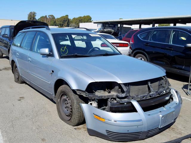 WVWND63B23E166716 - 2003 VOLKSWAGEN PASSAT GL SILVER photo 1