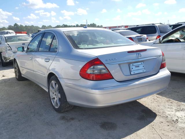 WDBUF56X48B260868 - 2008 MERCEDES-BENZ E 350 SILVER photo 3