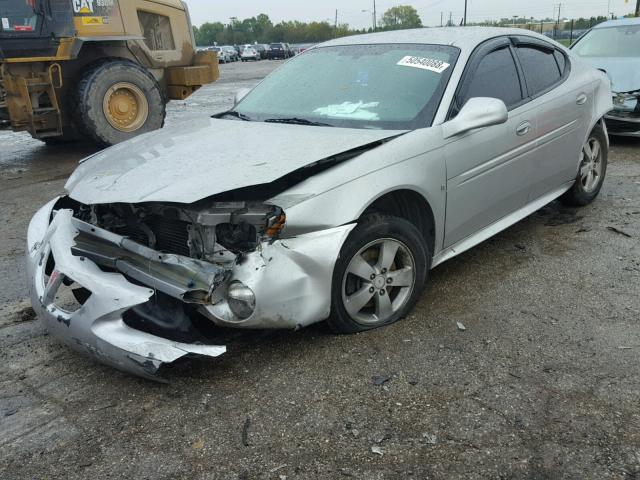 2G2WP582971215744 - 2007 PONTIAC GRAND PRIX SILVER photo 2
