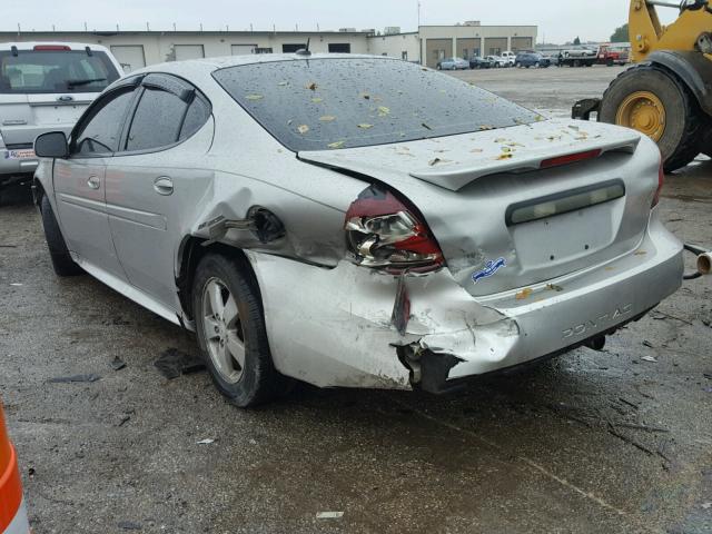 2G2WP582971215744 - 2007 PONTIAC GRAND PRIX SILVER photo 3