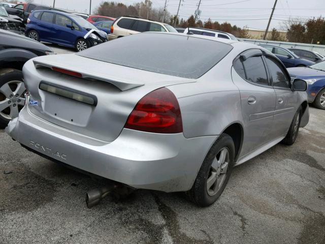 2G2WP582971215744 - 2007 PONTIAC GRAND PRIX SILVER photo 4