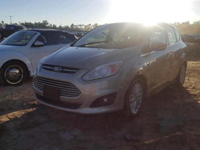 1FADP5BU2FL117831 - 2015 FORD C-MAX SEL SILVER photo 2