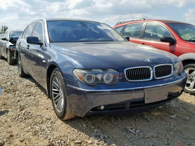 WBAGN63514DS55780 - 2004 BMW 745 LI BLUE photo 1