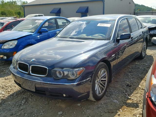 WBAGN63514DS55780 - 2004 BMW 745 LI BLUE photo 2