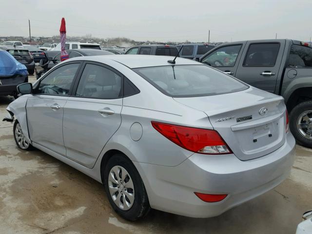 KMHCT4AE6GU017390 - 2016 HYUNDAI ACCENT SE SILVER photo 3