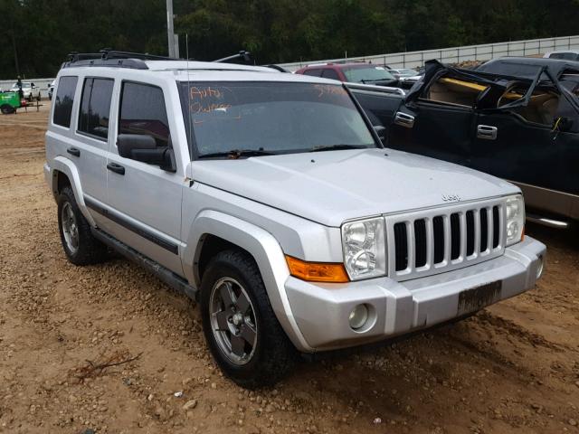 1J8HG48N96C167110 - 2006 JEEP COMMANDER SILVER photo 1