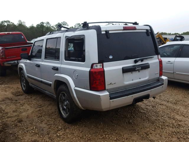 1J8HG48N96C167110 - 2006 JEEP COMMANDER SILVER photo 3