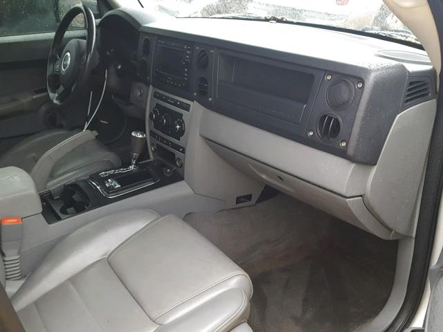 1J8HG48N96C167110 - 2006 JEEP COMMANDER SILVER photo 5