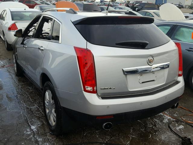 3GYFNDEY8AS650359 - 2010 CADILLAC SRX LUXURY SILVER photo 3