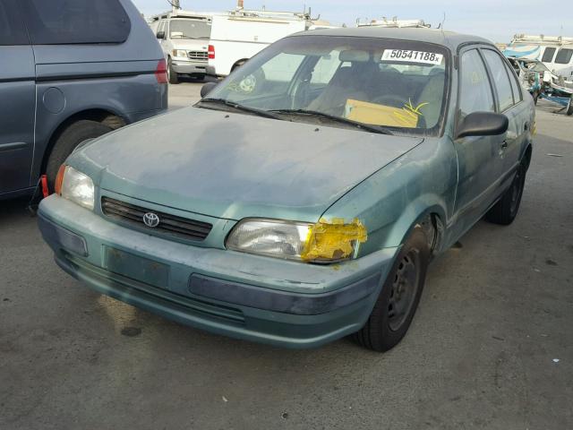 JT2BC52L6T0151362 - 1996 TOYOTA TERCEL DX GREEN photo 2