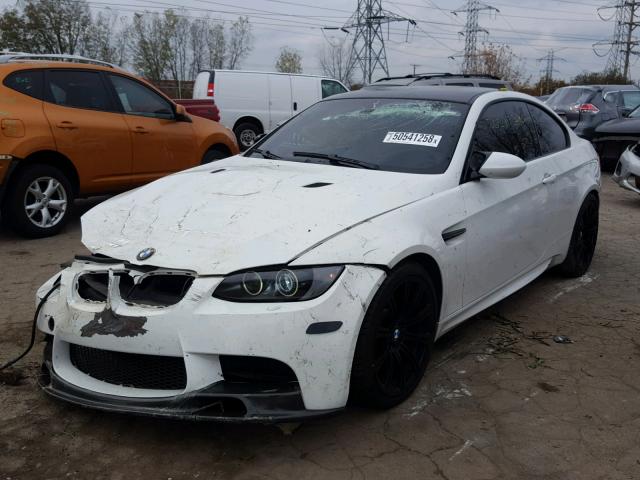 WBSWD93578PY42761 - 2008 BMW M3 WHITE photo 2