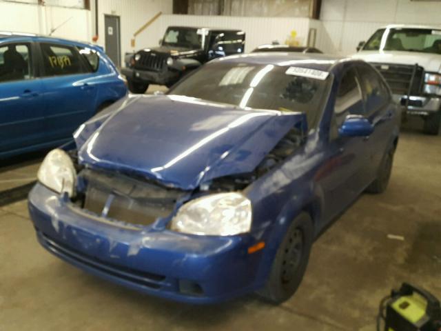 KL5JD56Z76K290560 - 2006 SUZUKI FORENZA BLUE photo 2