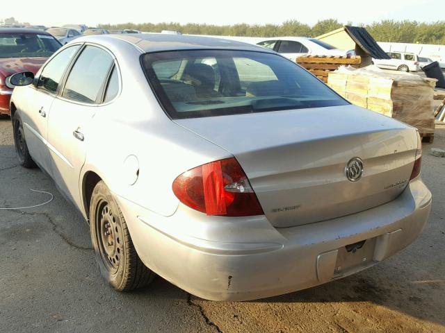 2G4WC552361189373 - 2006 BUICK LACROSSE C SILVER photo 3