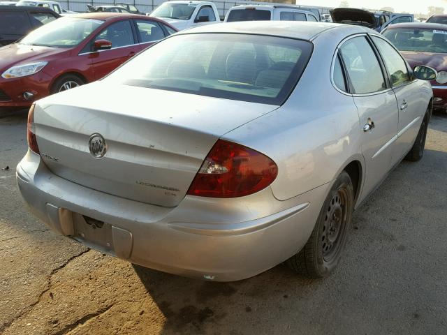 2G4WC552361189373 - 2006 BUICK LACROSSE C SILVER photo 4