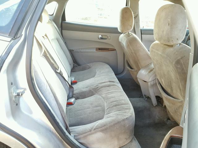 2G4WC552361189373 - 2006 BUICK LACROSSE C SILVER photo 6