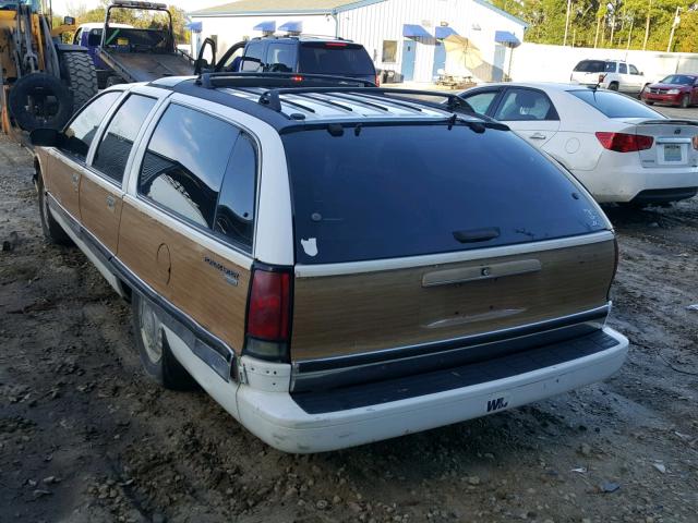 1G4BR82P8SR423006 - 1995 BUICK ROADMASTER WHITE photo 3