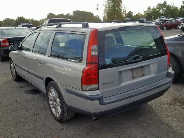 YV1SW53D512063369 - 2001 VOLVO V70 T5 TUR SILVER photo 3