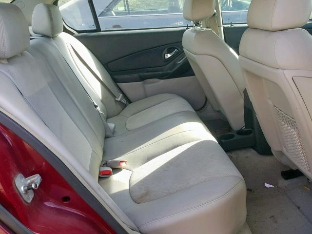 1G1ZU53846F132218 - 2006 CHEVROLET MALIBU LTZ წითელი ფოტო 6