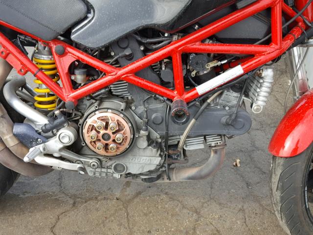 ZDM1RABP28B109980 - 2008 DUCATI MONSTER S2 ORANGE photo 7