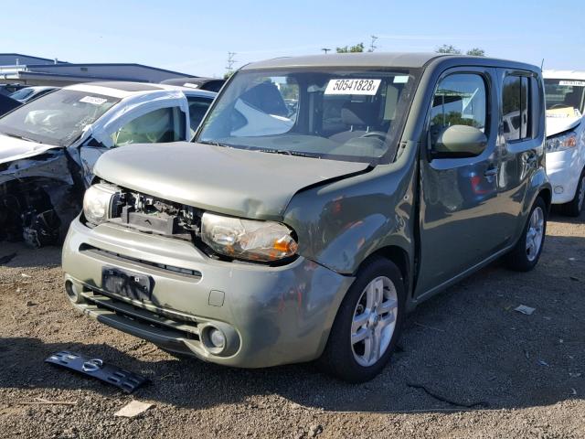 JN8AZ28R59T124760 - 2009 NISSAN CUBE BASE GREEN photo 2