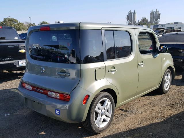 JN8AZ28R59T124760 - 2009 NISSAN CUBE BASE GREEN photo 4