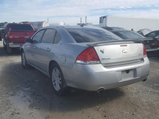 2G1WD58C089166295 - 2008 CHEVROLET IMPALA SUP ვერცხლისფერი ფოტო 3