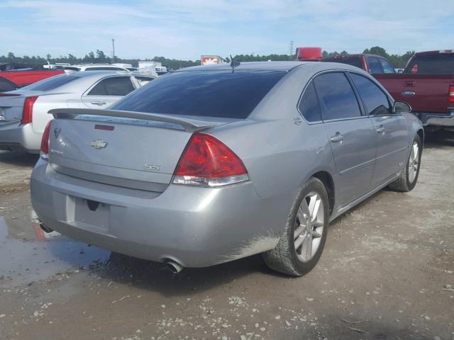 2G1WD58C089166295 - 2008 CHEVROLET IMPALA SUP ვერცხლისფერი ფოტო 4