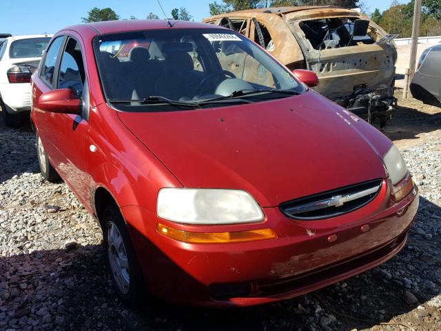 KL1TD52675B425606 - 2005 CHEVROLET AVEO BASE Qırmızı foto 1