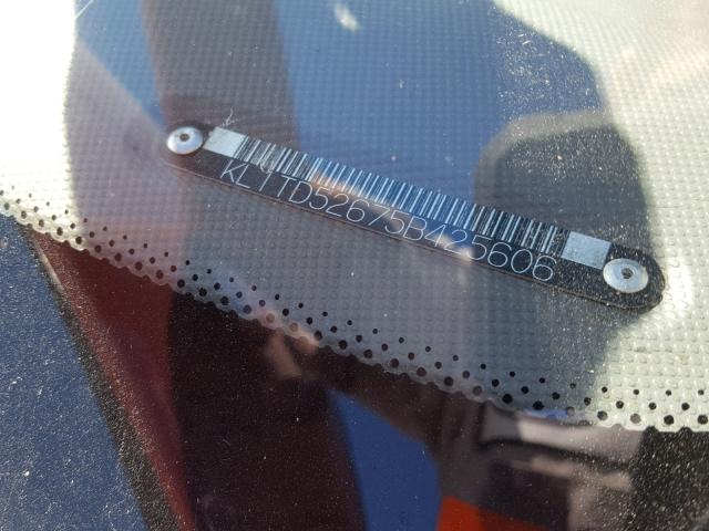 KL1TD52675B425606 - 2005 CHEVROLET AVEO BASE Qırmızı foto 10