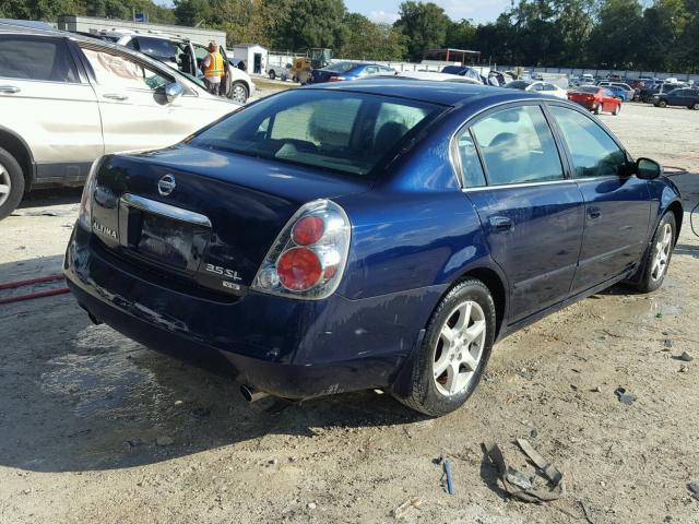 1N4BL11D96C229958 - 2006 NISSAN ALTIMA SE BLUE photo 4