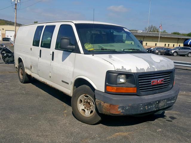 1GTHG39U831100965 - 2003 GMC SAVANA G35 WHITE photo 1