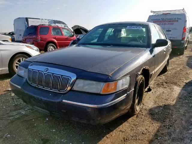 2MEFM74W4YX683807 - 2000 MERCURY GRAND MARQ BLUE photo 2