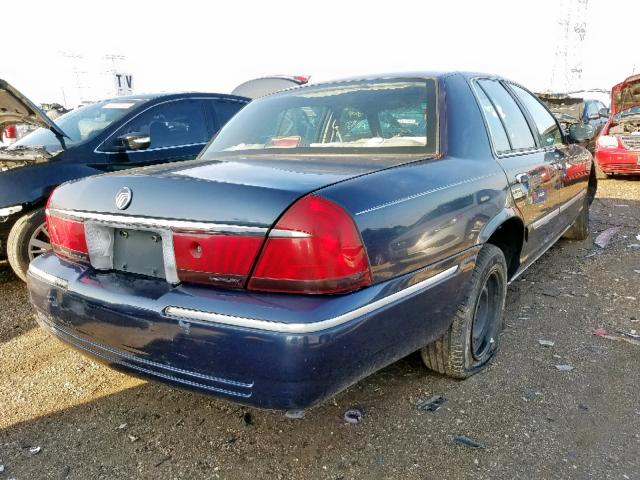 2MEFM74W4YX683807 - 2000 MERCURY GRAND MARQ BLUE photo 4