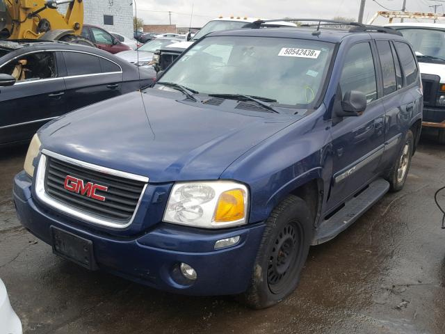 1GKDT13S642319154 - 2004 GMC ENVOY BLUE photo 2