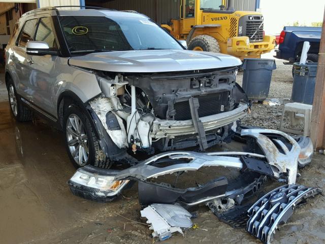 1FM5K7F8XHGA34791 - 2017 FORD EXPLORER L SILVER photo 1