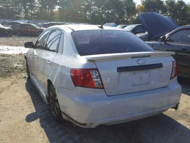 JF1GE75618G501929 - 2008 SUBARU IMPREZA WR WHITE photo 3