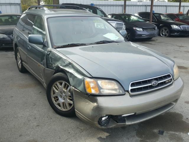 4S3BH806427616623 - 2002 SUBARU LEGACY OUT GREEN photo 1