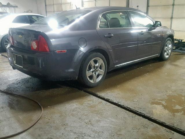 1G1ZC5EB9A4162203 - 2010 CHEVROLET MALIBU 1LT 灰色 照片 4