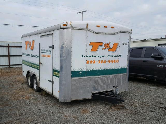 16HGB16225H138016 - 2005 HALL TRAILER WHITE photo 1