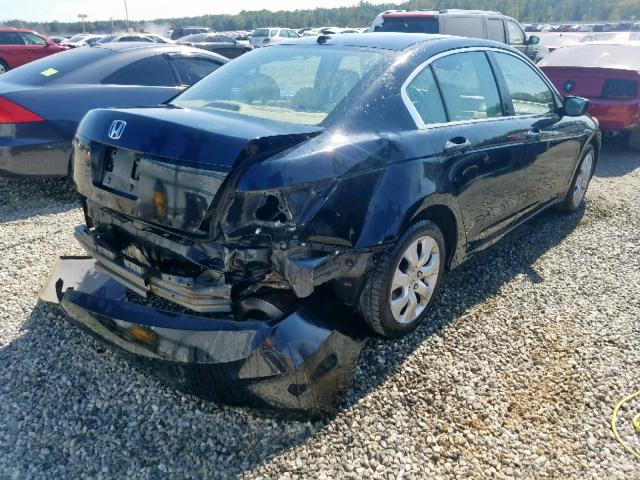 1HGCP26808A061826 - 2008 HONDA ACCORD EXL BLACK photo 4