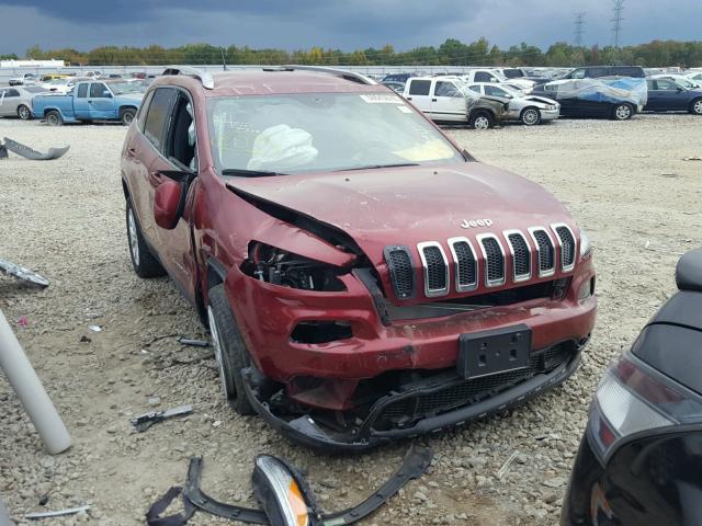 1C4PJLCB8FW706360 - 2015 JEEP CHEROKEE L BURGUNDY photo 1