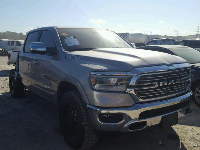 1C6SRFJT1KN587445 - 2019 RAM 1500 LARAM SILVER photo 1