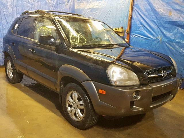 KM8JN72D07U588415 - 2007 HYUNDAI TUCSON SE BLACK photo 1