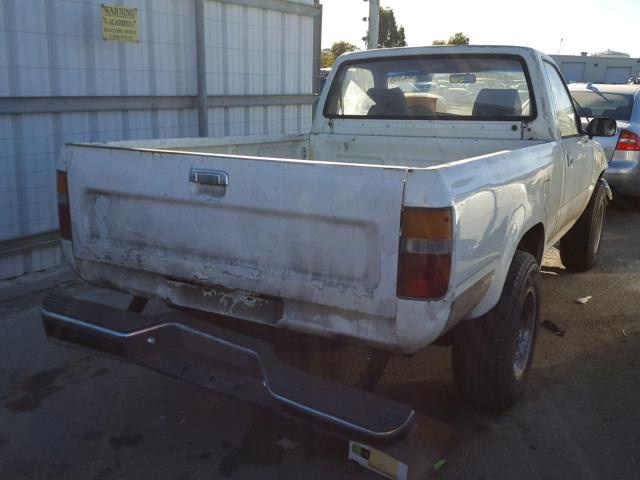 JT4RN81P8K5043624 - 1989 TOYOTA PICKUP 1/2 WHITE photo 4