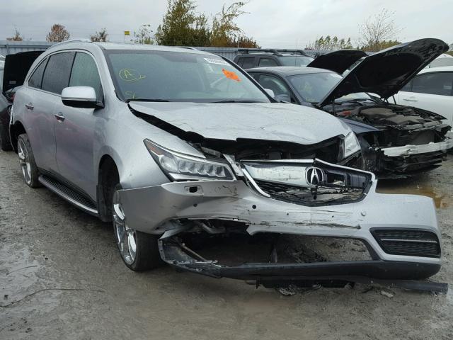 5FRYD4H83EB503392 - 2014 ACURA MDX ADVANC SILVER photo 1