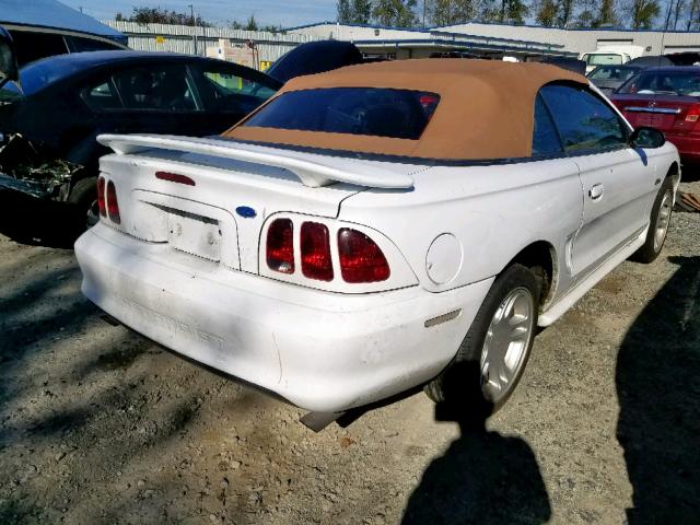 1FALP45X1TF186399 - 1996 FORD MUSTANG GT WHITE photo 4