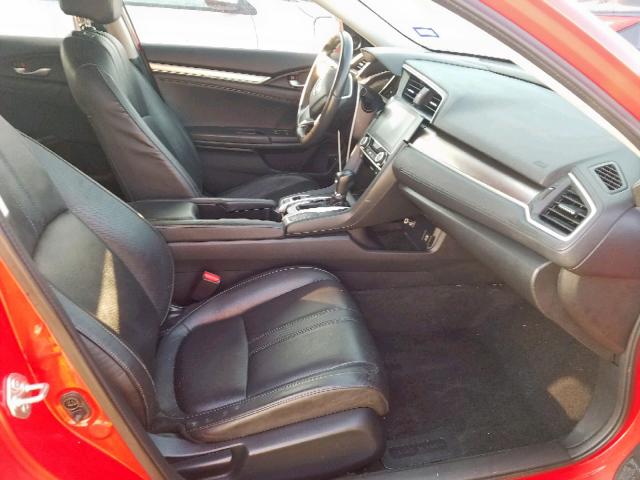 2HGFC1F72GH657403 - 2016 HONDA CIVIC EXL 红色 照片 5